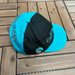 San Jose Sharks Embroidered Graphic Hat | Snap Back | Vintage 1990s NHL Hockey Black Cap |