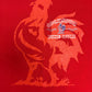 Cockspur Fine Rum Graphic Tee | Size Large | Vintage 1990s Alcohol Promotional Red T-Shirt |