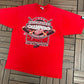 Detroit Red Wings Stanley Cup Champions 1998 Graphic Tee | Size Large | Vintage 1990s NHL Hockey Red T-Shirt |