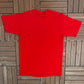 Cockspur Fine Rum Graphic Tee | Size Large | Vintage 1990s Alcohol Promotional Red T-Shirt |