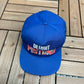 Detroit Pistons Embroidered Graphic Hat | Snap Back | Vintage 1990s NBA Basketball Blue Cap |