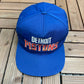 Detroit Pistons Embroidered Graphic Hat | Snap Back | Vintage 1990s NBA Basketball Blue Cap |