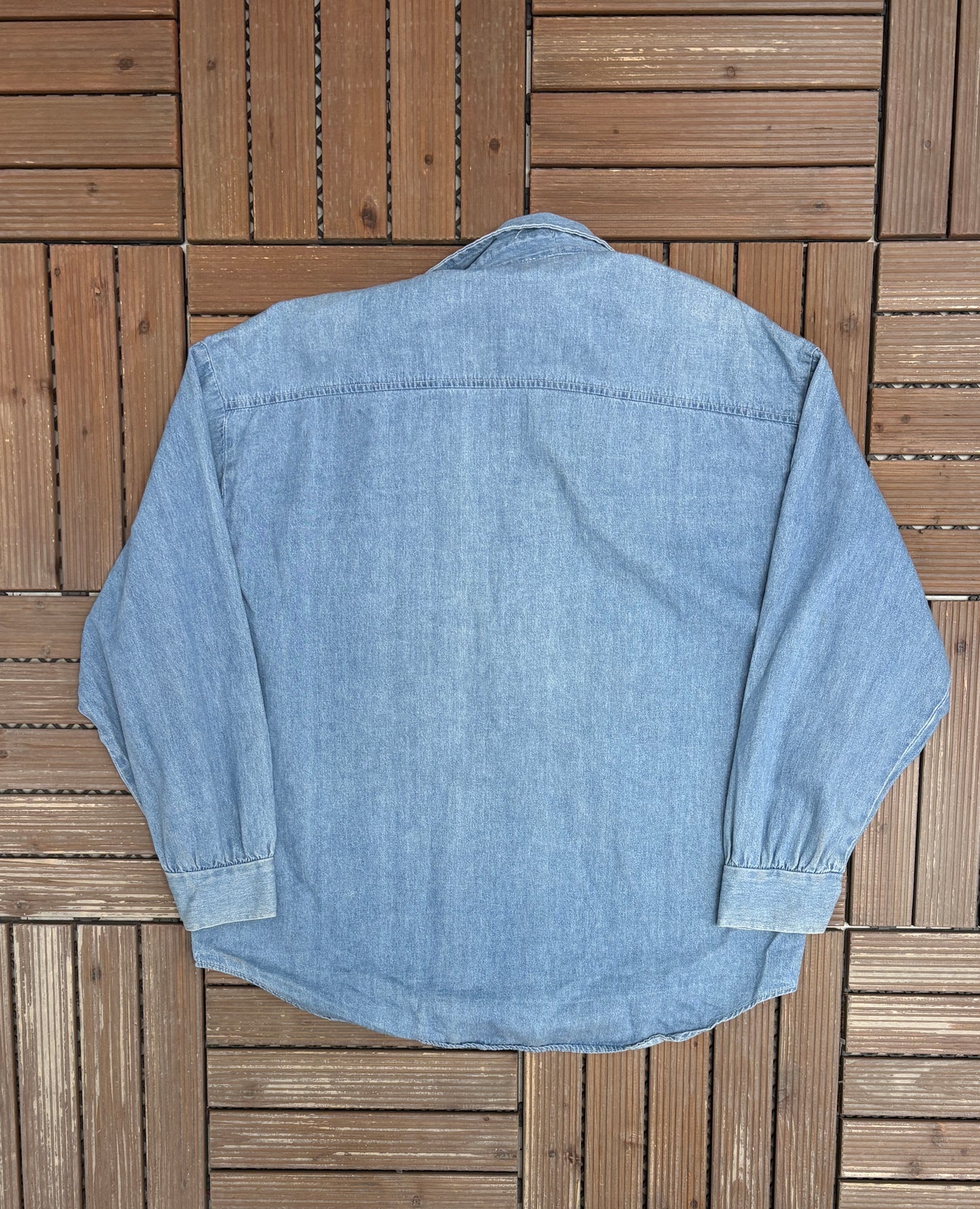 Tweety Bird & Sylvester Denim Jacket | Size Large | Vintage 1990s Blue Light Jean Jacket |