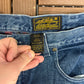 Eddie Bauer Blanket Lined Straight Leg Denim Jeans | Size 36 x 32 | Vintage 1990s Blue Jeans |