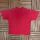 Yellowstone National Park Graphic Tee | Size XX-Large | Vintage 1990s Tourist Promotional Red T-Shirt |