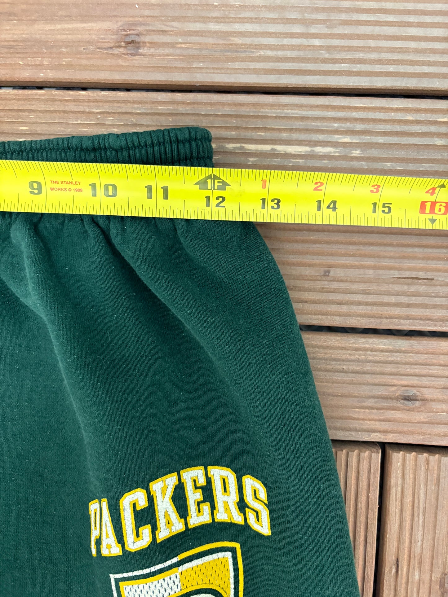 Green Bay Packers Graphic Sweat Pants | Size Small | Vintage 1990s NFL Football Sweat Pants |