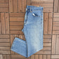 Levi Strauss & Co 505 Regular Fit Denim Jeans | Size 34 x 30 | Vintage 2000s Levi's Blue Jeans |