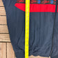 Kleen-Flo Racing Embroidered Graphic Windbreaker | Size X-Large | Vintage 2000s Red Windbreaker Coat |