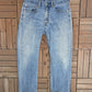 Levi Strauss & Co 505 Regular Fit Denim Jeans | Size 34 x 30 | Vintage 2000s Levi's Blue Jeans |