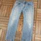 Levi Strauss & Co 505 Regular Fit Denim Jeans | Size 34 x 30 | Vintage 2000s Levi's Blue Jeans |