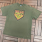 Kiss Army Graphic Tee | Size X-Large | Vintage 2000s Rock Band Green T-Shirt |