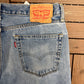Levi Strauss & Co 505 Regular Fit Denim Jeans | Size 34 x 30 | Vintage 2000s Levi's Blue Jeans |