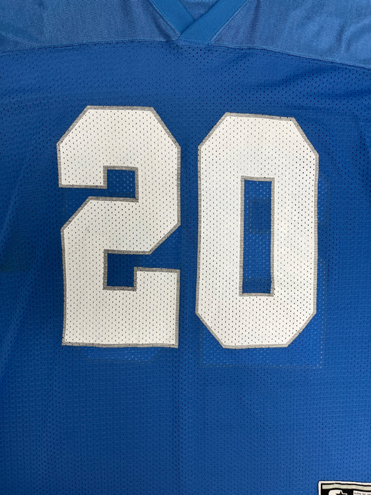 Detroit Lions Barry Sanders Starter Football Jersey | Size X-Large | Vintage 1990s Blue NFL Football Jersey |
