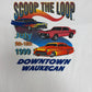 Scoop The Loop Waukegan 1999 Graphic Tee | Size XX-Large | Vintage 1990s Car Show White T-Shirt |