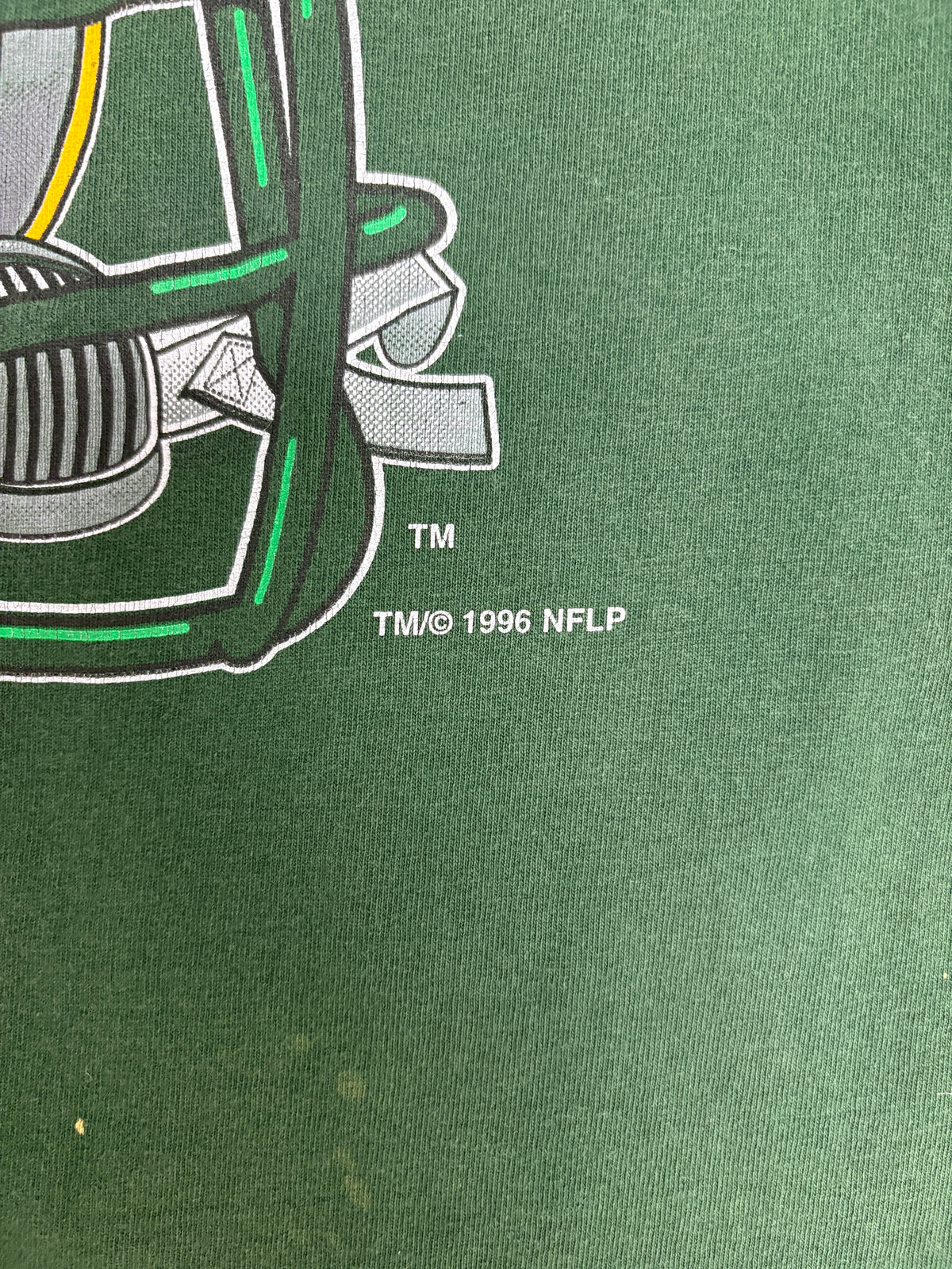 Green Bay Packers Graphic Tee | Size X-Large | Vintage 1990s NFL Football Green T-Shirt |