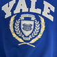 Yale Bulldogs Graphic Crewneck | Size Medium | Vintage 1990s College Blue Sweater |