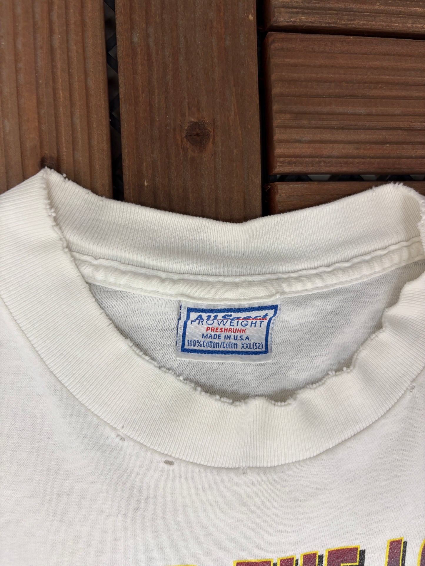 Scoop The Loop Waukegan 1999 Graphic Tee | Size XX-Large | Vintage 1990s Car Show White T-Shirt |