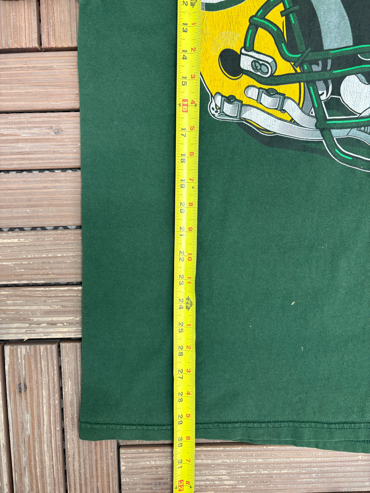 Green Bay Packers Graphic Tee | Size X-Large | Vintage 1990s NFL Football Green T-Shirt |
