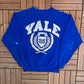 Yale Bulldogs Graphic Crewneck | Size Medium | Vintage 1990s College Blue Sweater |