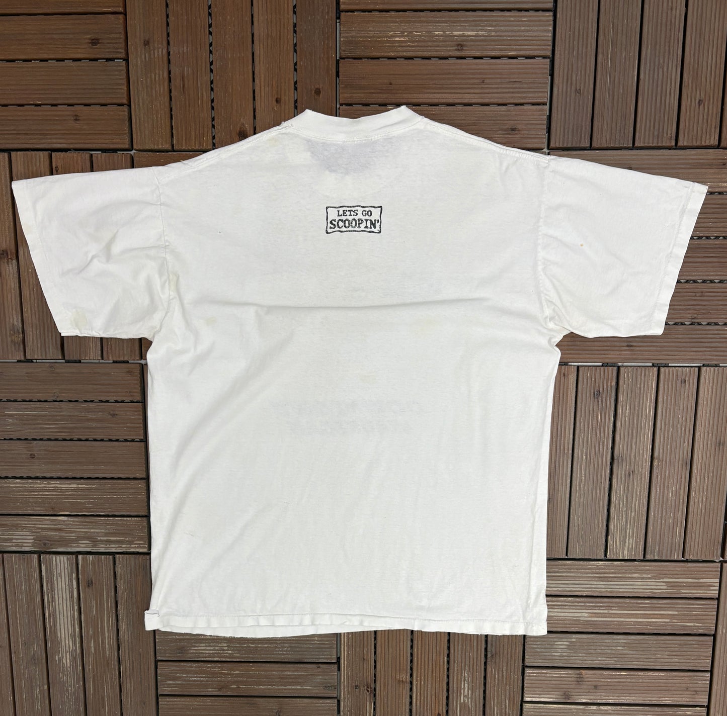 Scoop The Loop Waukegan 1999 Graphic Tee | Size XX-Large | Vintage 1990s Car Show White T-Shirt |