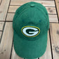 Green Bay Packers Embroidered Graphic Hat | Youth Strap Back | Vintage 2000s NFL Football Green Cap |