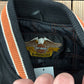 Harley Davidson Embroidered Graphic Jacket | Size Small | Vintage 1990s Black Varsity Bomber Jacket |