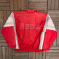 Cincinnati Reds Stitched Windbreaker | Size Large | Vintage 1990s MLB Baseball Red Jacket |