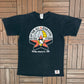 41st NHL All Star Game Pittsburgh Graphic Tee | Size X-Large | Vintage 1990s NHL Hockey Black T-Shirt |