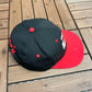 Kansas City Chiefs Embroidered Graphic Hat | Snap Back | Vintage 1990s NFL Football Black Cap |
