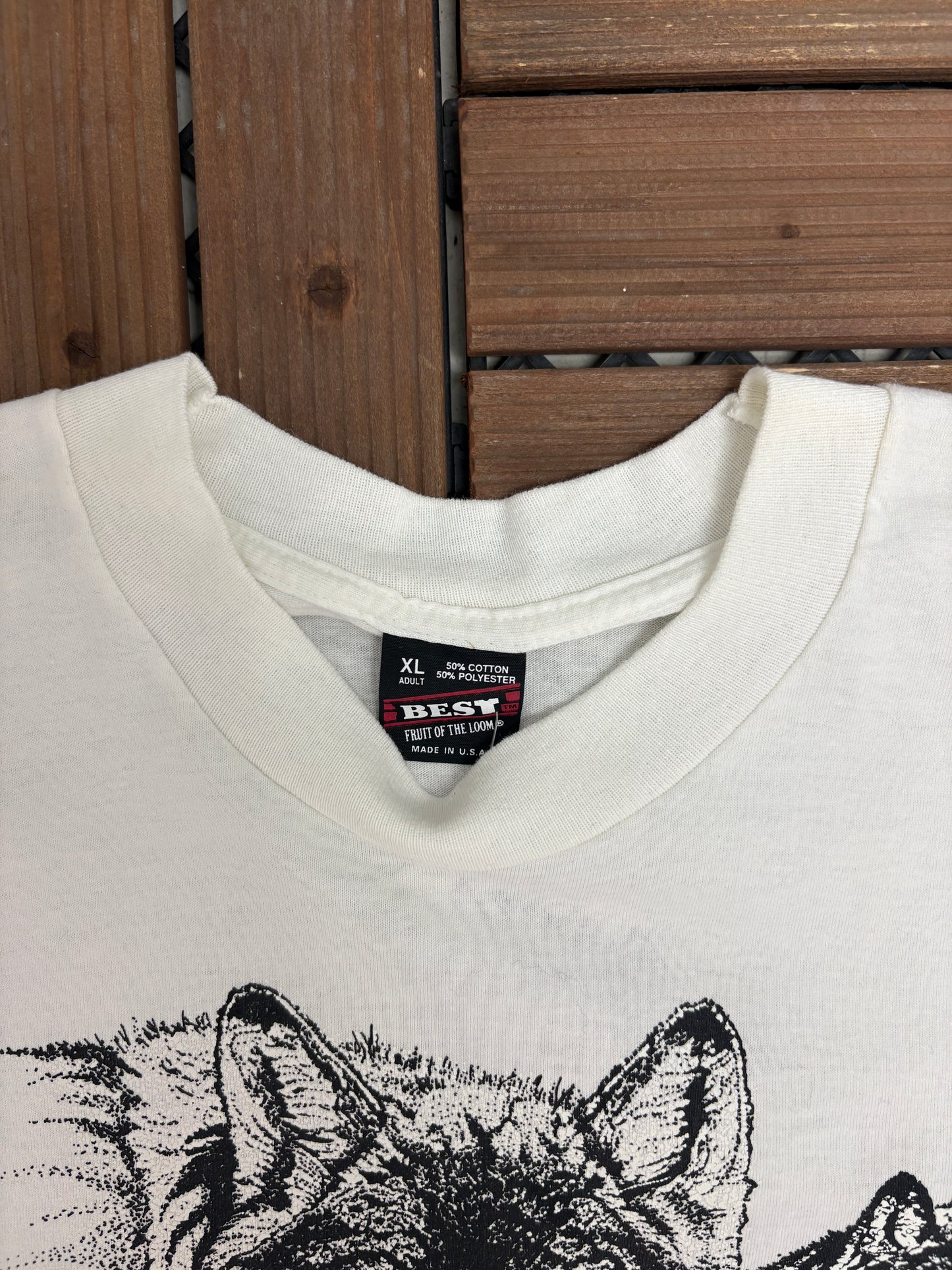Wolfpack Scenic Graphic Tee | Size X-Large | Vintage 1990s Single Stitch Wolf Animal T-Shirt |