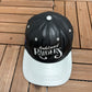 Oakland Raiders Football Embroidered Graphic Hat | Snap Back | Vintage 2000s NFL Football Black Leather Cap |