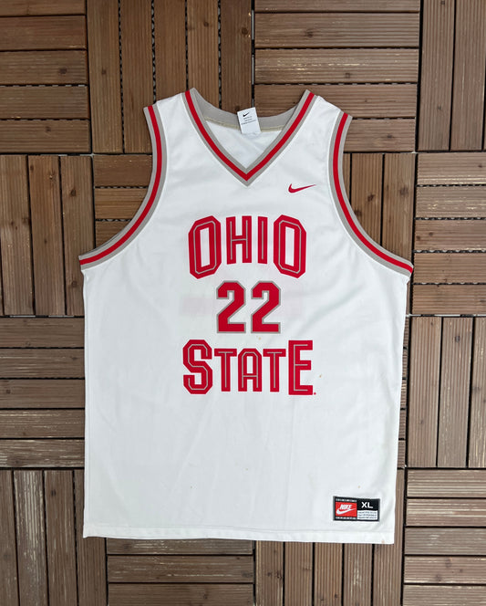 Ohio State Buckeyes Nike Basketball Jersey | Size X-Large | Vintage 1990s College White Jersey |