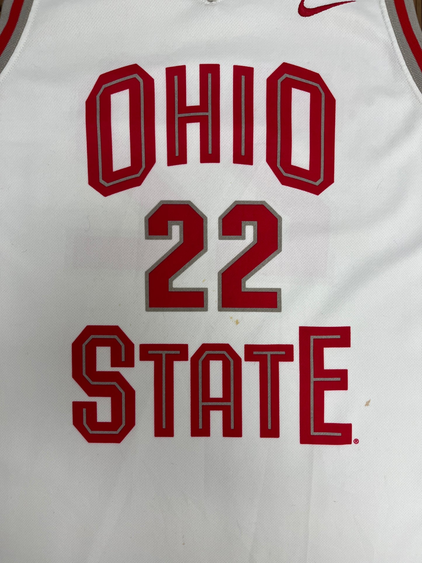 Ohio State Buckeyes Nike Basketball Jersey | Size X-Large | Vintage 1990s College White Jersey |