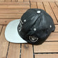 Oakland Raiders Football Embroidered Graphic Hat | Snap Back | Vintage 2000s NFL Football Black Leather Cap |