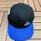 Adidas Small Embroidered Logo Graphic Hat | Snap Back | Vintage 1990s Branded Black Cap |