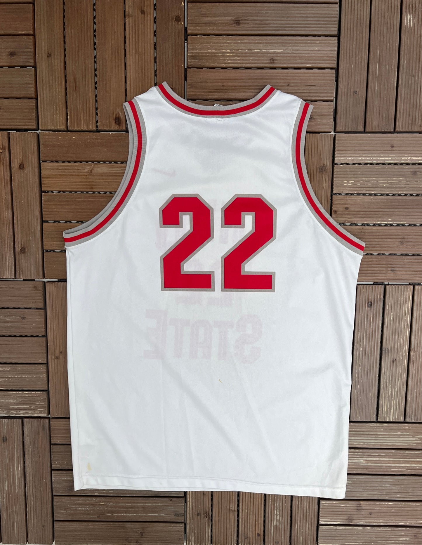 Ohio State Buckeyes Nike Basketball Jersey | Size X-Large | Vintage 1990s College White Jersey |