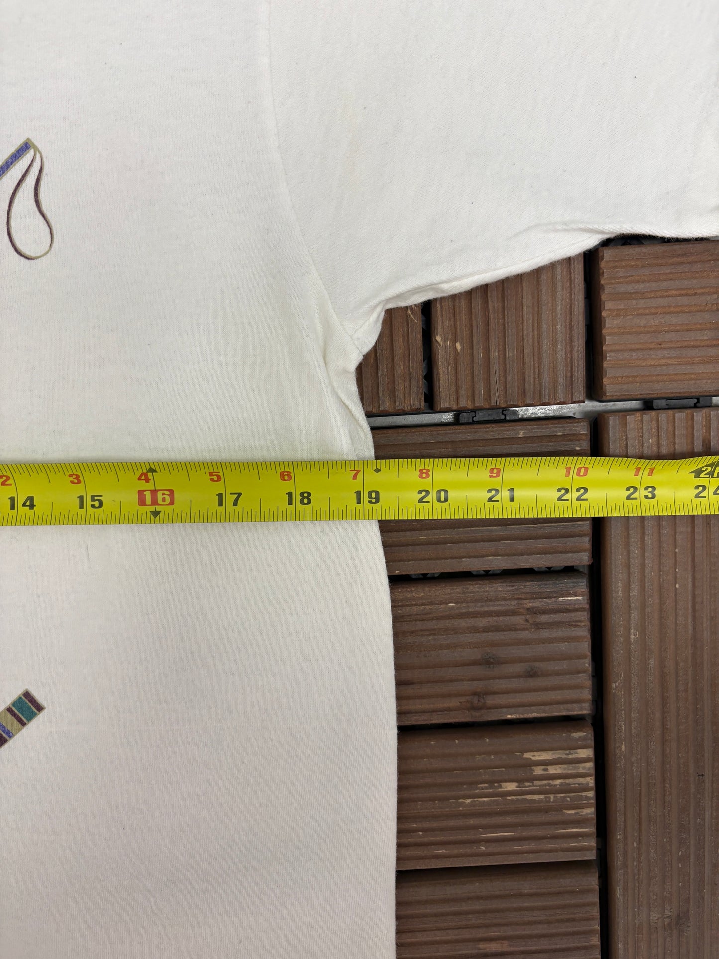 Chicago Polo Team Graphic Tee | Size Large | Vintage 1990s Single Stitch White T-Shirt |