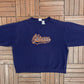 Chicago Bears Embroidered Graphic Crewneck | Size XX-Large | Vintage 2000s NFL Football Blue Sweater |