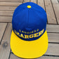 San Diego Chargers Embroidered Graphic Hat | Snap Back | Vintage 1990s NFL Football Blue Cap |