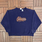Chicago Bears Embroidered Graphic Crewneck | Size XX-Large | Vintage 2000s NFL Football Blue Sweater |