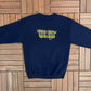 University of Pittsburgh Panthers Graphic Crewneck | Size Medium | Vintage 1990s College Blue Sweater |