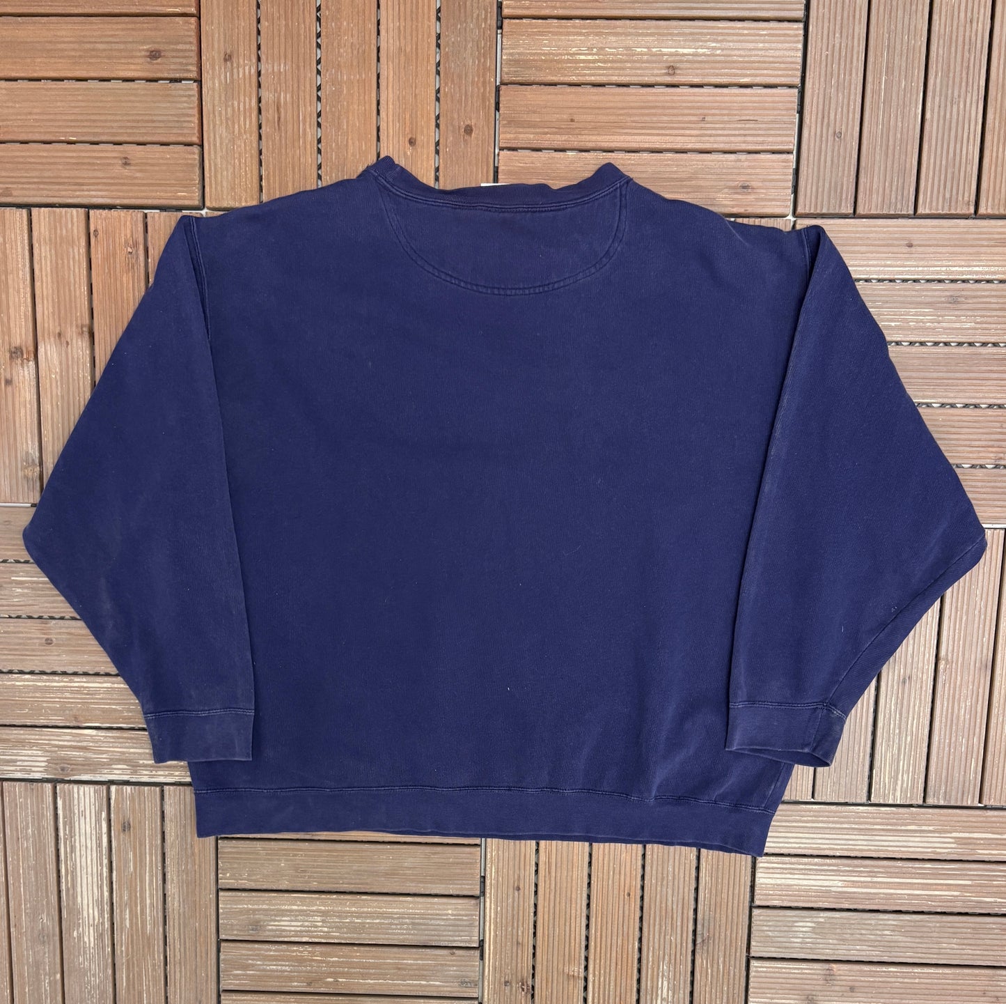 Chicago Bears Embroidered Graphic Crewneck | Size XX-Large | Vintage 2000s NFL Football Blue Sweater |