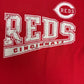 Cincinnati Reds Graphic Tee | Size X-Large | Vintage 1990s MLB Baseball Red T-Shirt |