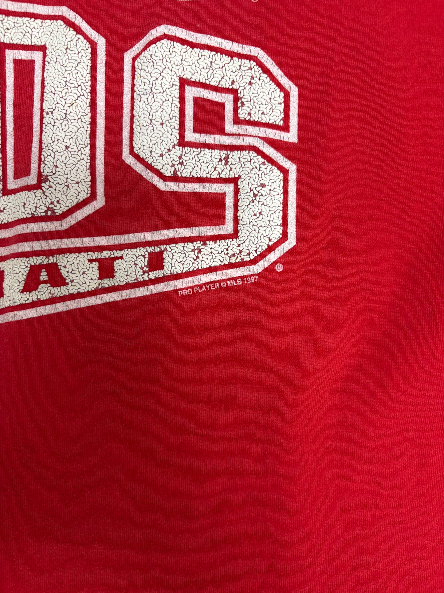 Cincinnati Reds Graphic Tee | Size X-Large | Vintage 1990s MLB Baseball Red T-Shirt |