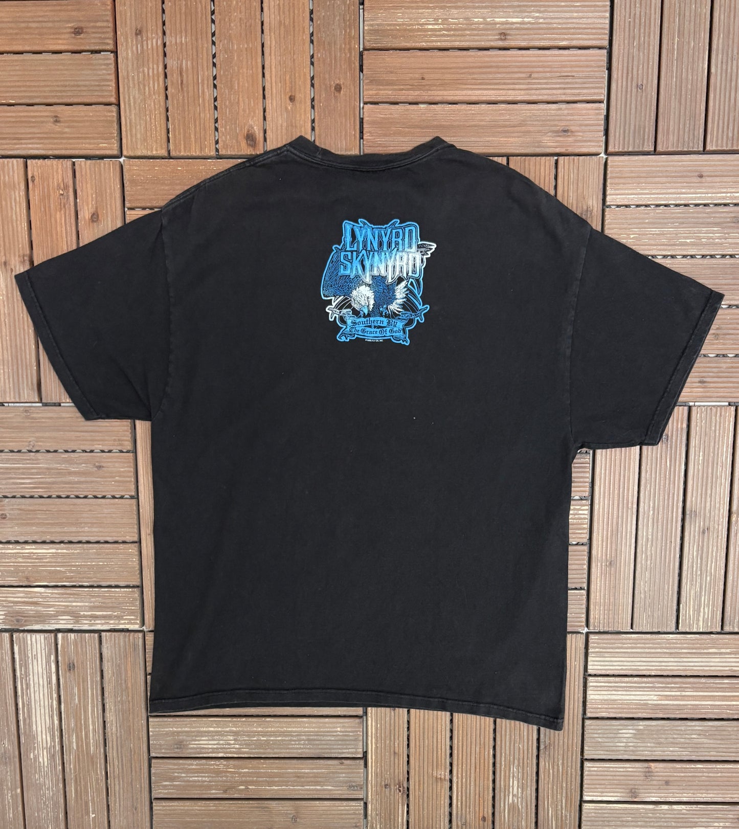 Lynyrd Skynyrd Whiskey Rock A' Roller Graphic Tee | Size X-Large | Vintage 2000s Country Rock Band Black T-Shirt |