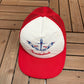 United States Air Force Thunderbirds Graphic Hat | Snap Back | Vintage 1990s White Trucker Cap |