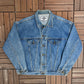 Tasmanian Devils Taz Denim Jacket | Size Medium  | Vintage 1990s Blue Jean Jacket |