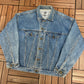 Tasmanian Devils Taz Denim Jacket | Size Medium  | Vintage 1990s Blue Jean Jacket |