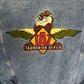 Tasmanian Devils Taz Denim Jacket | Size Medium  | Vintage 1990s Blue Jean Jacket |