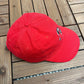 Mickey Mouse Golfer Embroidered Graphic Hat | Adjustable With Strap Back | Vintage 2000s Disney Cartoon Red Cap |